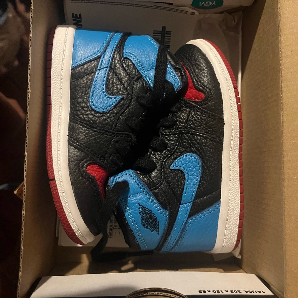 Nike 1 red blue and black